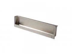 Врезная ручка 160мм, нержавеющая сталь/шлифованный никель