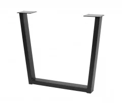 GTV: Нога-опора для стеллажа INDUSTRIA 720 mm x 820 mm, трапеция, профиль 80 x 40 mm, черная: NM-INDUSTRIA-T40-720X820-