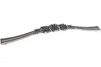 Ручка-скоба 320мм, отделка старое серебро с блеском