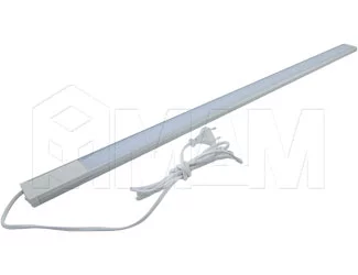 FULLY Cветодиодный светильник с механическим выключателем, серебро, 220V, 900мм, нейтральный белый 4000К, 15W: FU220-900MS-NW15