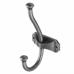 GTV: Крючок мебельный CRAFT, античное серебро: WZ-CRAFT-07