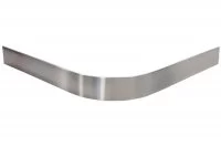183/813 Закругление для цоколя ПВХ Н.120, под шлифованную нержавеющую сталь