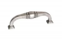 Ручка-скоба 96мм, отделка серебро старое