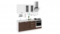 Кухонный гарнитур длиной - 210 см (со шкафом НБ)