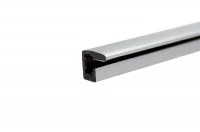 Профиль для LED подсветки стеклянных полок, L=3000 мм, отделка алюминий матовый (RAL 9006)