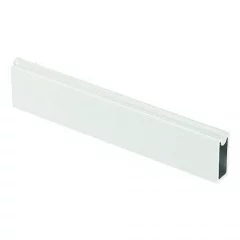 GTV: ШТАНГА ГАРДЕРОБНАЯ ПРЯМОУГОЛНАЯ с антискользящей вставкой 12X32mm толш. 1,5mm l=3m, цвет белый: WG-RRPS300-10