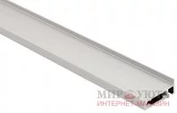 EXIT Профиль заглушки кабель-канала, хром матовый, L-2000: 2090.008