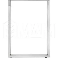 Опора для стола П-образная, 60х30, H820-870(+5мм), хром вулканический, 1шт.: ПТ60X30/820-870 CR