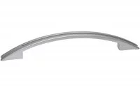 Ручка-скоба 128мм, отделка алюминий