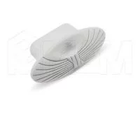 Ручка-кнопка белый/серебро винтаж: WPO.503.000.00V4