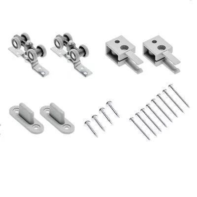 GTV: Комплект подвесной системы Quantum - (ходовой элемент с шариковым подшипником 2 шт., стопор 2 шт., нижний направляющий элемент Т 2шт., шурупы 4,5x60 8 шт., шурупы 3x16 4 шт) A-BUDP-SET GTV: Комплект подвесной системы Quantum - (ходовой элемент с шариковым подшипником 2 шт., стопор 2 шт., нижний направляющий элемент Т 2шт., шурупы 4,5x60 8 шт., шурупы 3x16 4 шт) A-BUDP-SET