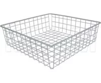 Корзина сетчатая, 400х500х190 мм, металлик серебристый: КС194050