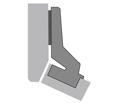 Hettich: 1061847: Петля Intermat петля для вкладных дверей