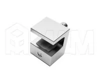 KRISTAL Полкодержатель для стеклянных полок толщиной 5-6 мм, со штоком, хром: 1 61130 40 KB