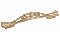 Ручка-скоба 128-096мм, отделка золото матовое