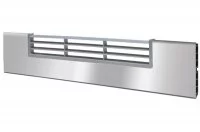 A15 Решётка вентиляционная для цоколя ПВХ H.120, L=600, зеркальный