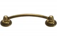 Ручка-скоба 96мм, отделка бронза матовая