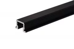 Направляющая верхняя врезная, L=3000мм, отделка черная Направляющая верхняя врезная, L=3000мм, отделка черная