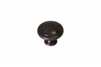 Ручка-кнопка, отделка бронза темная Ручка-кнопка, отделка бронза темная