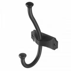 GTV: Крючок мебельный CRAFT, черный матовый: WZ-CRAFT-20M