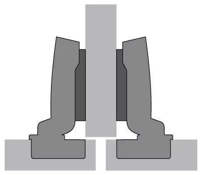 Hettich: 9073663: Петля Sensys 8675, 3 мм, TH 52 O35, Под прикручивание