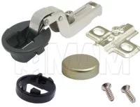 Петля стандартная вкладная площадка под саморез/ник мат круг.: C123152 под саморез/ник мат кр