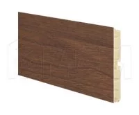 Цоколь пластиковый (высота 100, длина 4000 мм), орех: 10.1365 4M