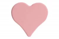 Ручка-кнопка 32 мм, отделка розовая