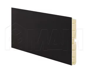 Цоколь пластиковый (высота 100, длина 4000 мм), черный индиго: 10.0456 4M