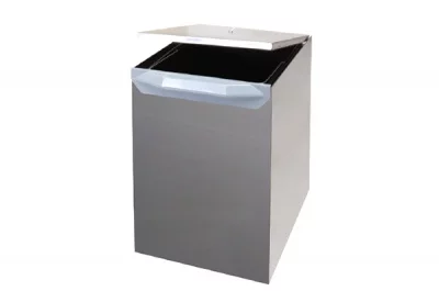 Ведро для мусора (17л) выдвижное, сталь нержавеющая