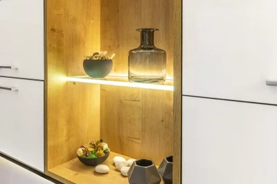 GTV: Алюминиевый профиль GLAX MINI для полок, (цена за 2 метра) PA-GLAXMPK-AL