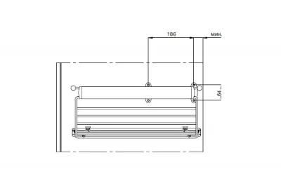 Выдвижной держатель для брюк, раскладной