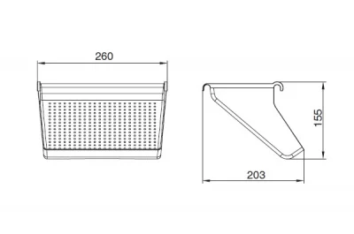 Комплект из 4 лотков для обуви, отделка транспарент