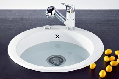 Мойка Ronda ROG 610-41, выпуск 3,5", стоп-вентиль в комплекте, цвет белый Мойка Ronda ROG 610-41, выпуск 3,5", стоп-вентиль в комплекте, цвет белый