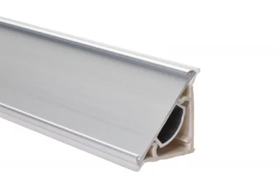 Бортик треугольный L=4000, под кромку H.34, алюминий анодированный