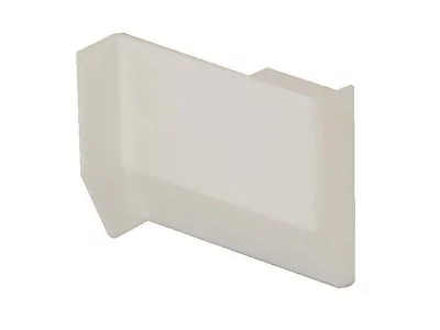 Накладка декоративная для навеса шкафа 801000100DX, белая, правая