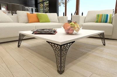 Ножка декоративная Париж, h.250, отделка черный бархат (матовый)