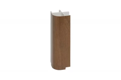 09 Угол 90" двухсторонний Н-100, орех темный