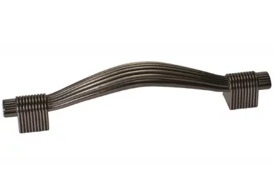 Ручка-скоба 96мм, отделка олово старое