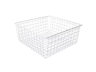 Корзина сетчатая 190х550х550 мм, белая FIRMAX