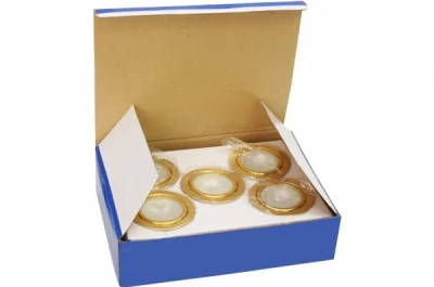 Светильник Астра 5, отделка золото натуральное (комплект из 5-ти штук)