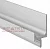 Профиль-ручка врезная для фасада 18мм, алюминий матовый, L-5500мм: LKW4AA