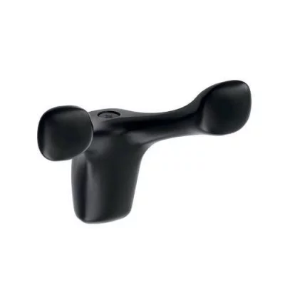 GTV: Крючок мебельный TOLEDO B, черный матовый: WZ-TOLED-B0-20M
