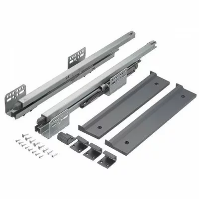 GTV: Корзина с органайзером WG-PRZEG60-60 графит, с доводчиком, полного выдвижения: WG-PRZEG60-60