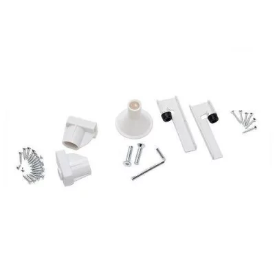 GTV: Пантограф 45/60 стальной, полностью белый: PG-ST4560-10A