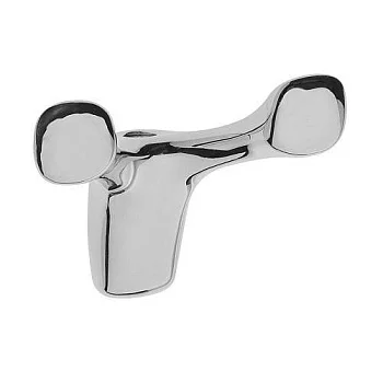 GTV: Мебельный крючок TOLEDO B, хром WZ-TOLED-B0-01