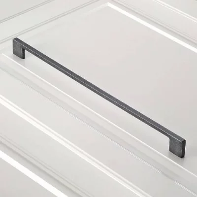 GTV: Ручка мебельная UZ 819 C=320, античная серебро UZ-819320-07