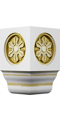 Накладка на ФН фигурный внешний угол 135, коллекция Классика 2А