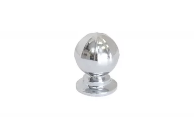 Ручка-кнопка, отделка хром глянец