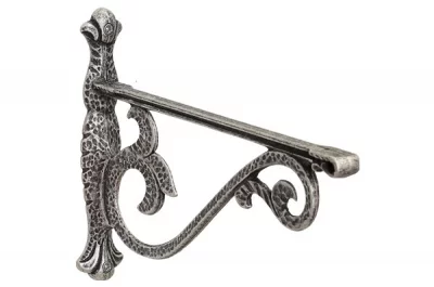 Менсолодержатель "Castello", отделка серебро античное, малый